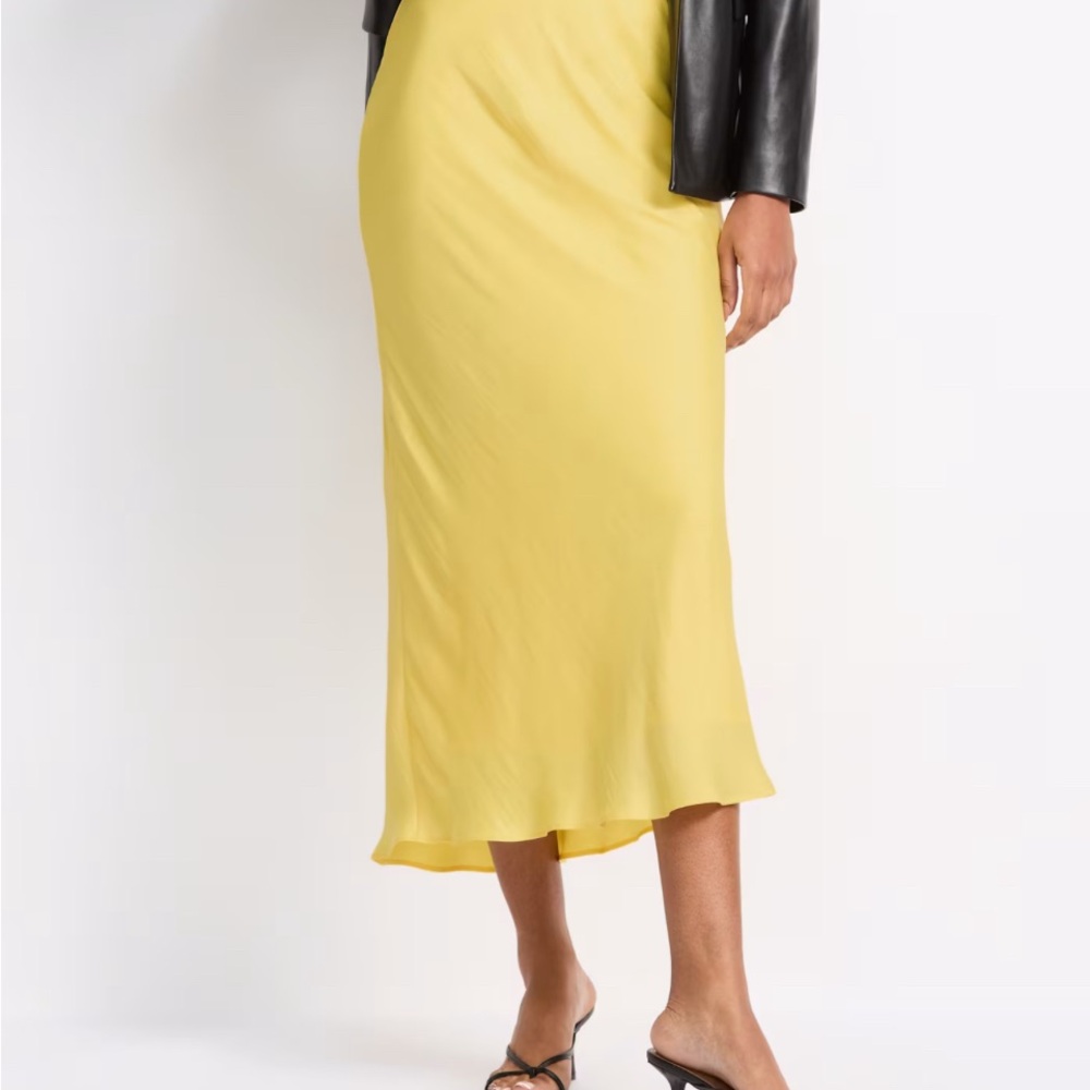 Z Supply Europa Yellow Midi Skirt